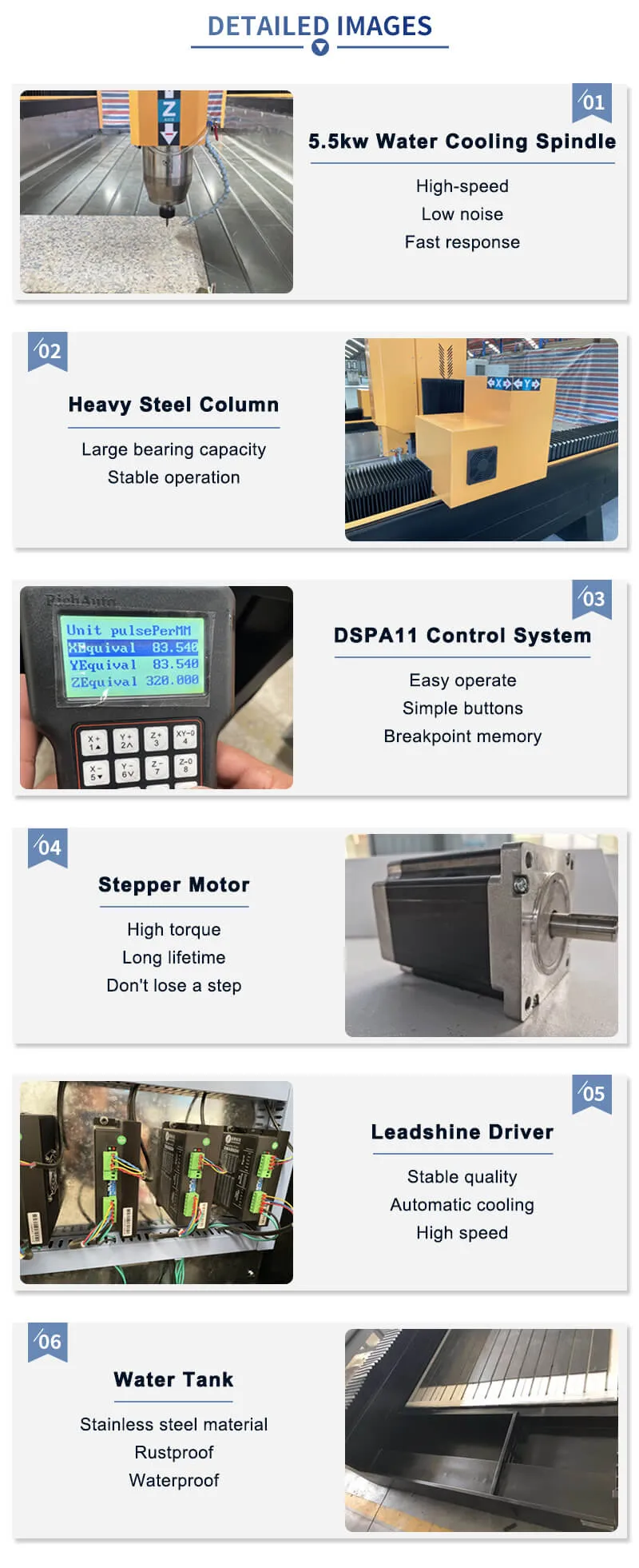details of CNC Engraving Machine for Memory Stone